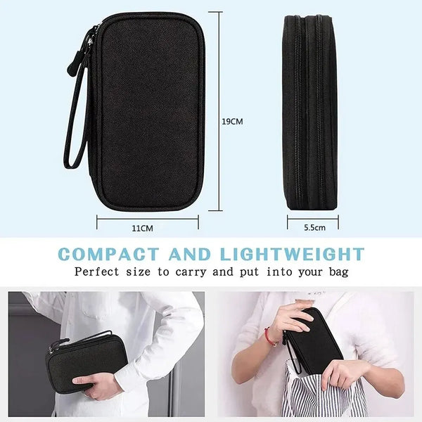 Tragbare Reise-Kabelorganizer-Tasche