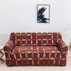Floral Print Stretch Sofa Cover with Elastic Edge
