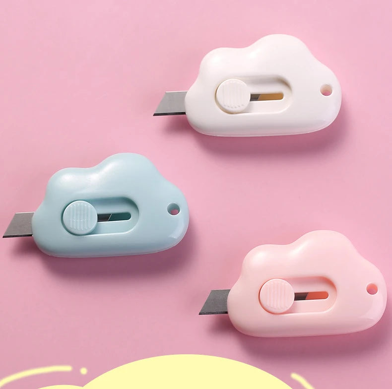 Cloud Mini Safety Cutter – Compact Letter Opener & Box Cutter