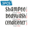 500ml Refillable Pump Bottles for Shampoo, Lotion & Body Wash