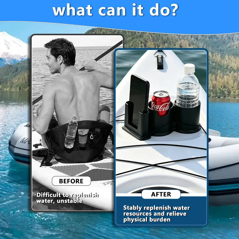 Kayak Drink & Phone Holder with Secure Mount