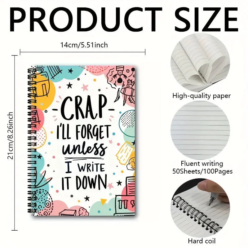 Inspirational Spiral Notebooks with Vivid Cover Design