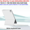 Bluetooth Keyboard Case with Touchpad for iPad Pro, Air & Standard Models