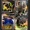 1:64 Scale Remote Control Forklift with Bluetooth and Realistic Lifting