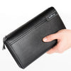 Premium Men's Business Handbag with Large Capacity and Zipper Closure