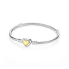 925 Sterling Silver Heart Charm Bracelet