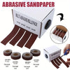 Box of multi abrasive rolls sandpaper grits 150 to 400 with sandpaper strips and a dispenser tool