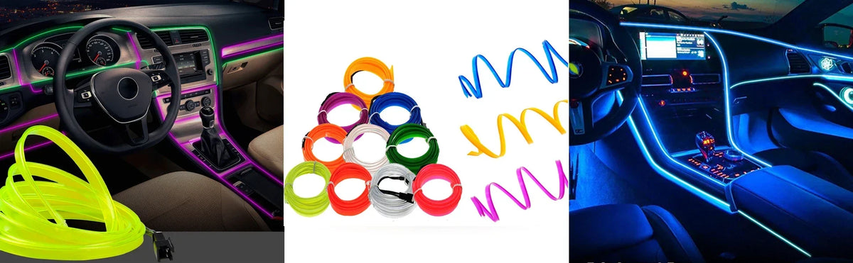 Flexible USB LED Neon Strip Light for Car & Home