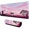 Large Non-Slip Mouse Pad with Night Moonlight Design