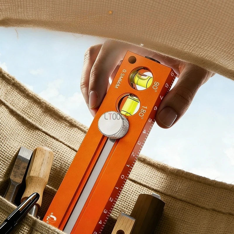 Foldable Aluminum Alloy Marking and Measuring Tool