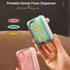 Pop-Up Dental Floss Dispenser with Refillable Storage Case
