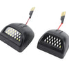 White LED License Plate Lights for Chevrolet Silverado, GMC Sierra, and More