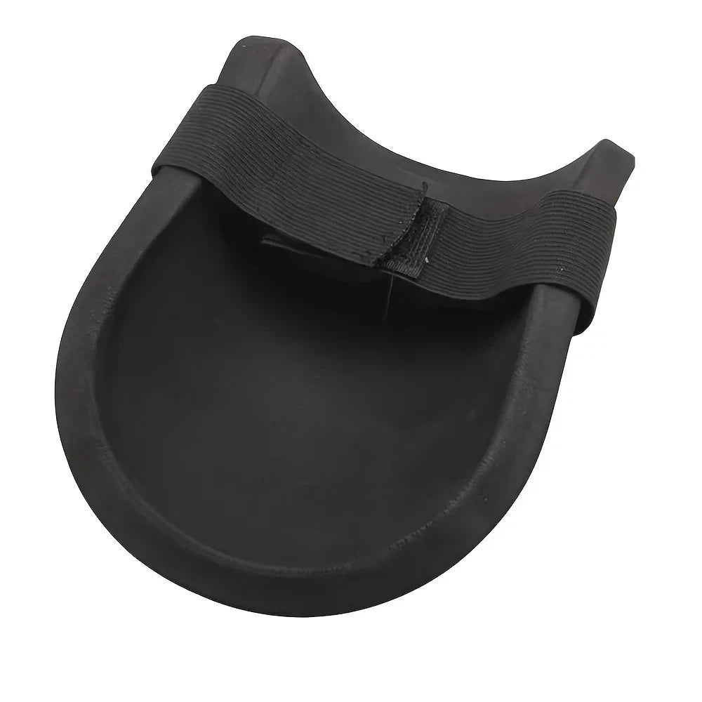 Schwarze EVA-Kniepolster mit Riemen für Arbeit und Gartenarbeit
