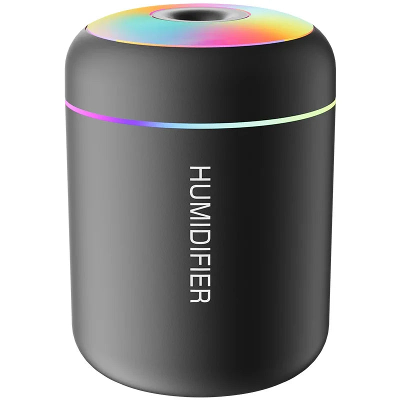 USB Mini Aromatherapy Humidifier with Soft Glow Light