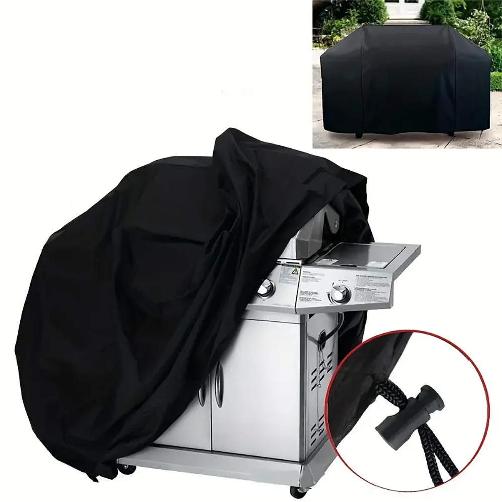 Heavy-Duty Waterproof BBQ Grill Cover for Outdoor Use