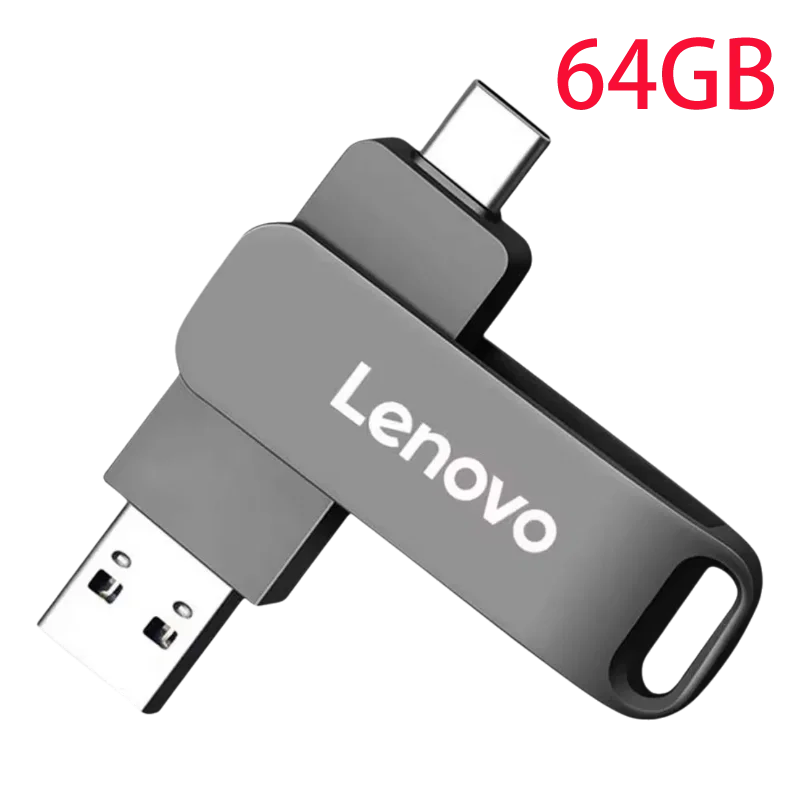 Lenovo USB 3.2 Flash Drive – High-Speed Metal Storage