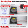 3-in-1 Laser Distance Measurer with Tape Measure and Cross-Line Level