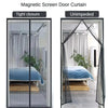 Magnetic Screen Door Curtain with Automatic Closing