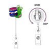 Cute Cat Acrylic ID Badge Reel with Retractable Clip