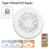 Modern LED Ceiling Fan Light with Remote Control
