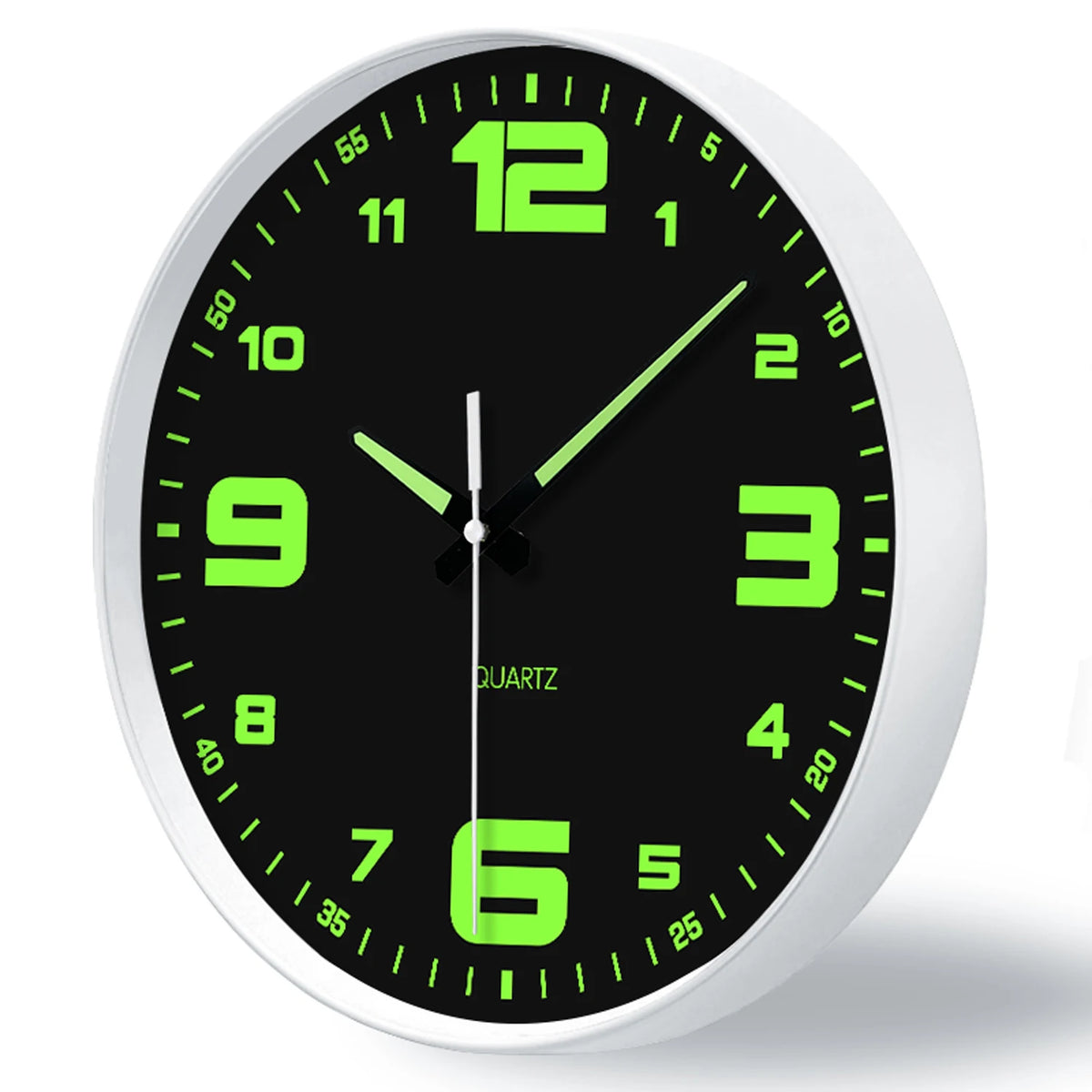 Glow-in-the-Dark Silent Wall Clock for Home Decor