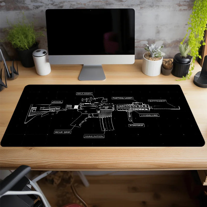 Large Gaming Mouse Pad with Non-Slip Rubber Base