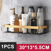 Étagère Murale en Aluminium pour Salle de Bain et Cuisine