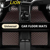 Universal All-Weather 4-Piece PU Leather Car Floor Mats