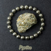 Natural Pyrite & Chalcopyrite Stone Bracelet