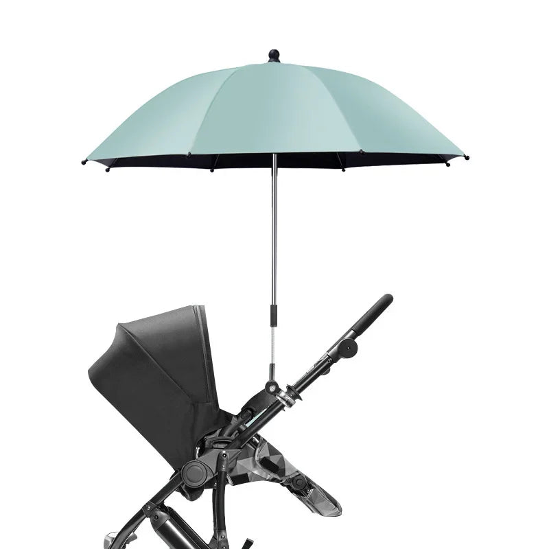 UV Protection Stroller Umbrella with Adjustable Clamp