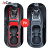 Black ABS gear shift panel and cup holder trim cover for Jeep Wrangler JL and Gladiator JT