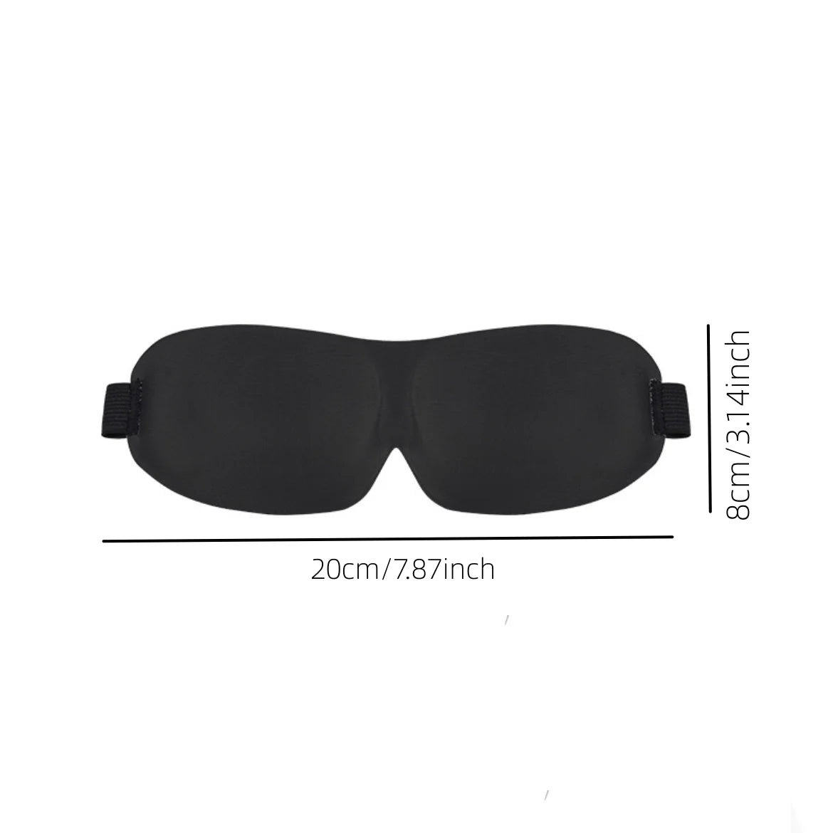 3D Contoured Sleep Mask for Light Blocking