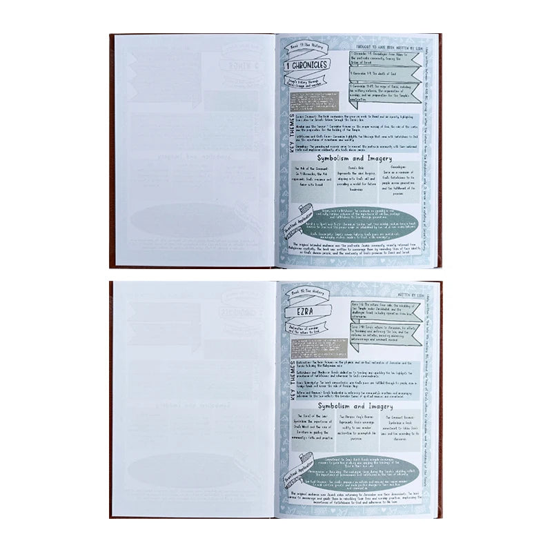 Cahier d'étude biblique avec sangle signet