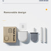 Silicone Toilet Brush with Wall-Mount Holder