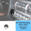 Carbon fiber grain decorative trim kit for Ford Mustang 2015-2023 featuring an ABS plastic material.