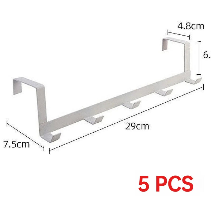 5-Hook Over-the-Door Organizer