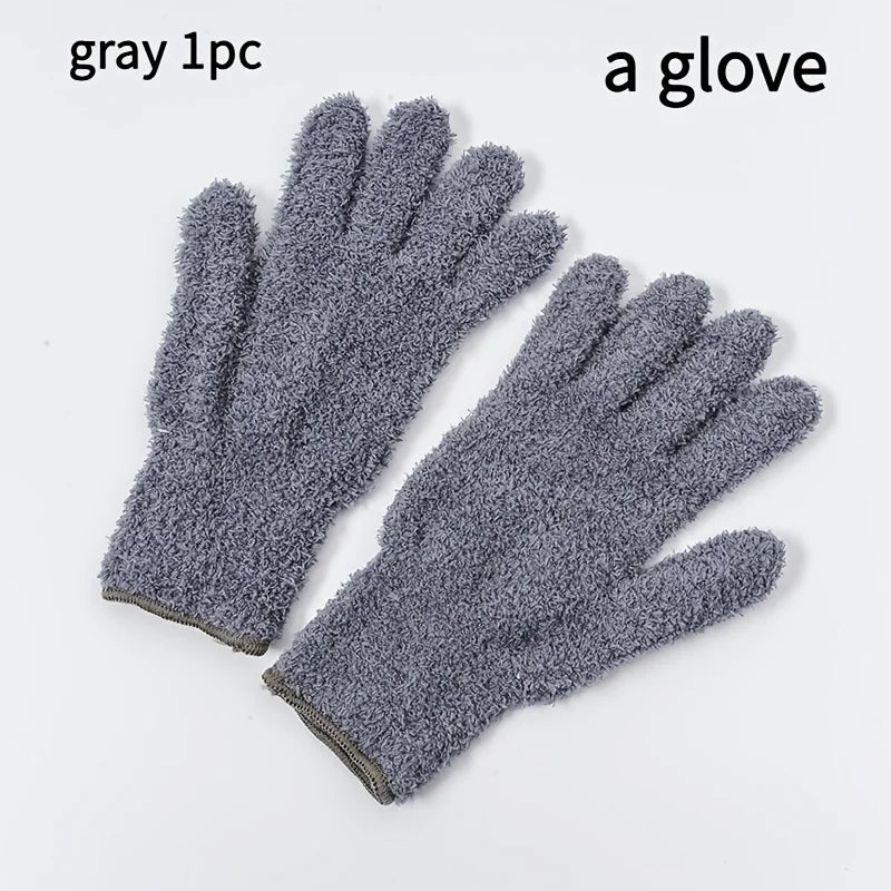 Stretchable Microfiber Dusting Gloves with Breathable Design