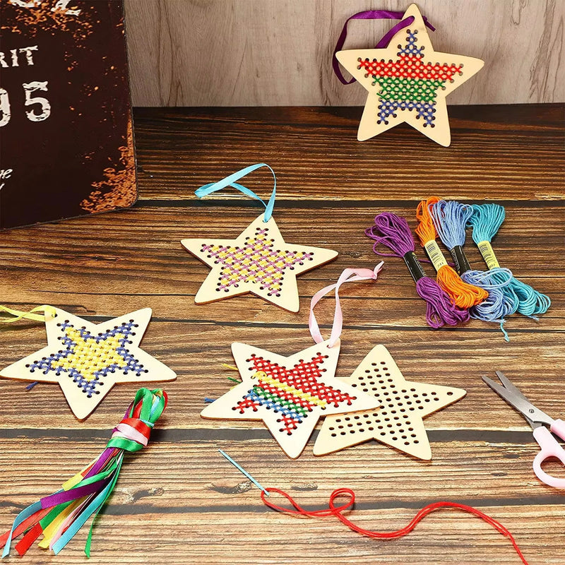 Wooden Cross Stitch Bookmark Kit