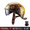 Retro Half Helmet for Men and Women – Lightweight Commuter Cruiser Motorcycle Helmet