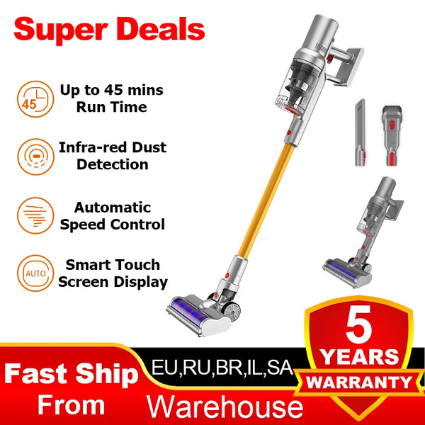 Cordless Stick Vacuum with Smart Dust Sensor