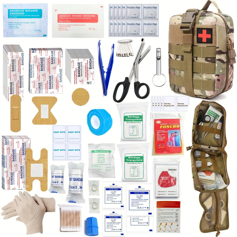 Portable First Aid Kit for Home & Travel