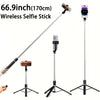 68-Inch Extendable Selfie Stick Tripod with Wireless Remote