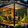 Solar LED Kupferdraht Vorhanglichter