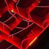 Black Spider Side-Printed Translucent Keycaps for Mechanical Keyboards