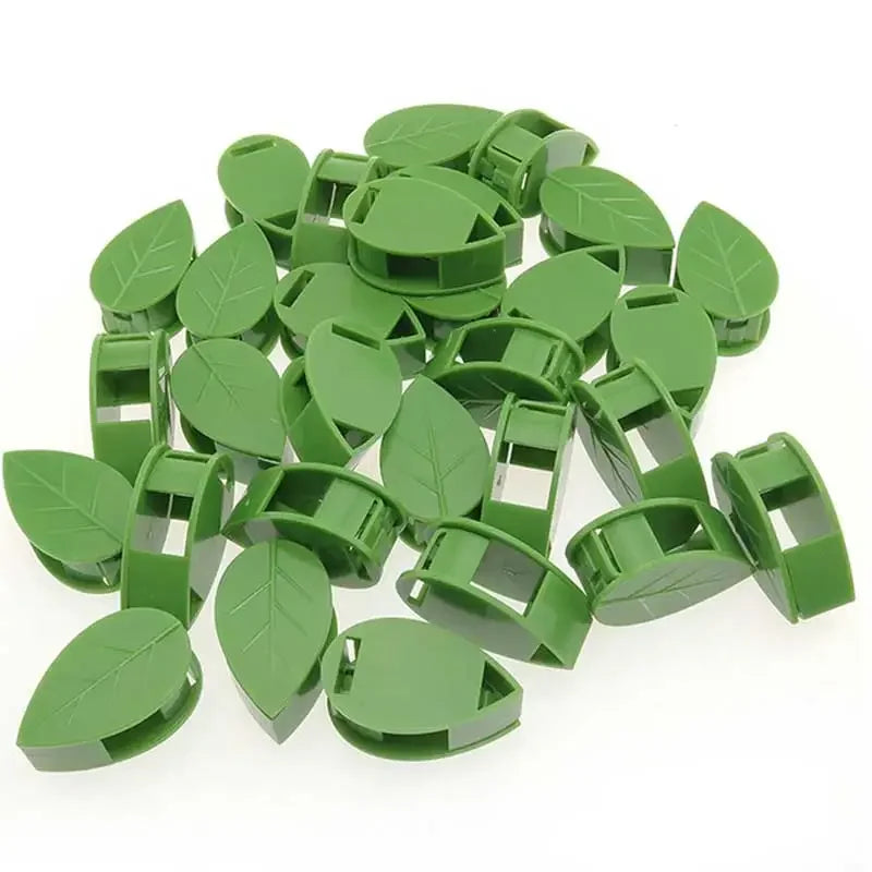 Self-Adhesive Leaf-Shaped Plant Climbing Clips