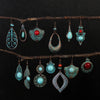 Boho Turquoise Geometric Drop Earrings