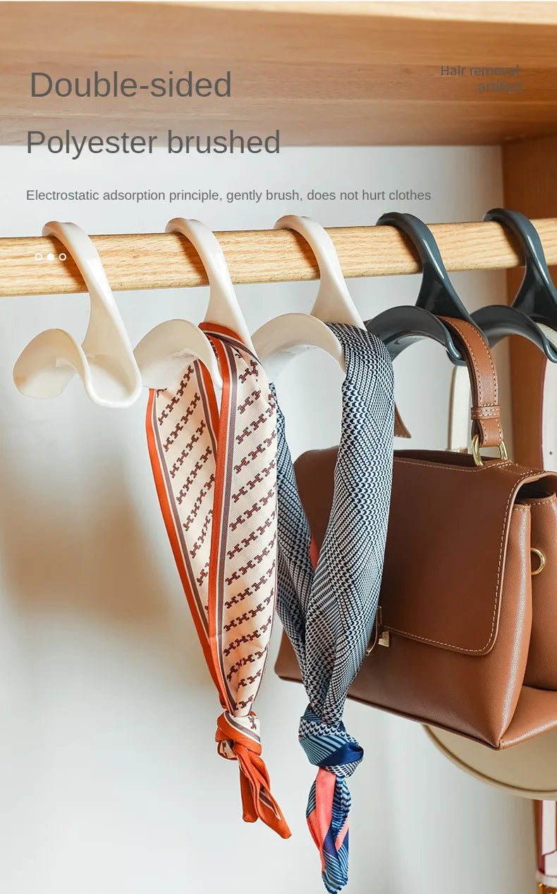 Space-Saving Closet Organizer Hooks for Bags, Hats & Scarves