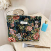 Vintage Floral Cosmetic Bag - Portable Makeup & Toiletry Organizer