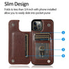 Butterfly Embossed Leather Wallet Case with Magnetic Flip Closure