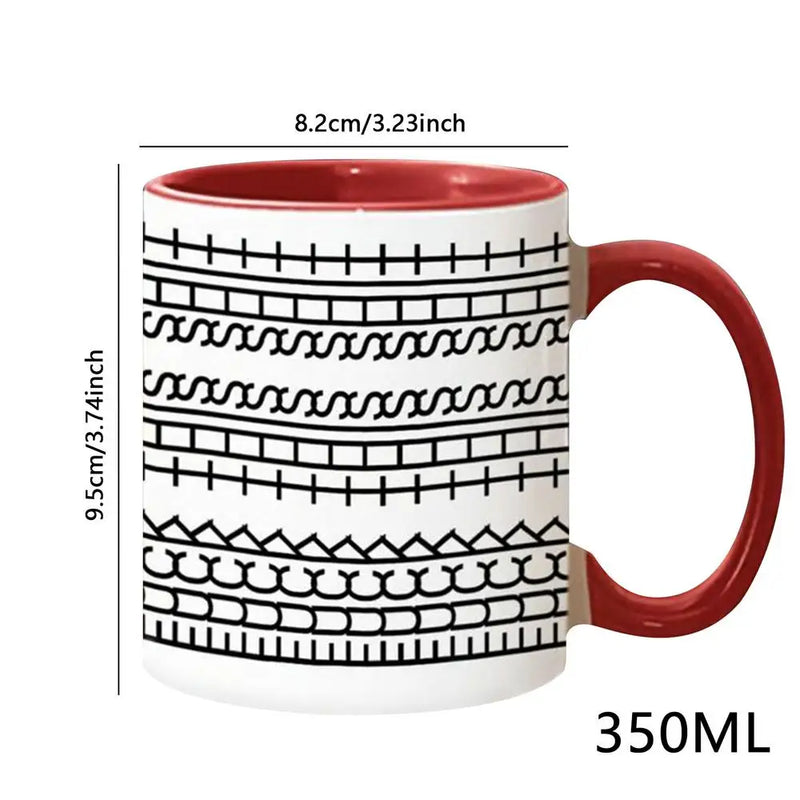 Versteckte Botschaft Keramik-Kaffeetasse